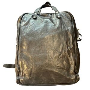 Campomaggi Leather Backpack in Nero